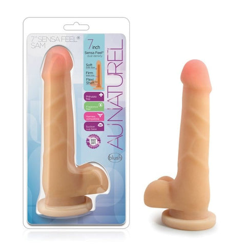 Au Naturel Sam Realistic Dong 7 Inch - Realistic Dildos