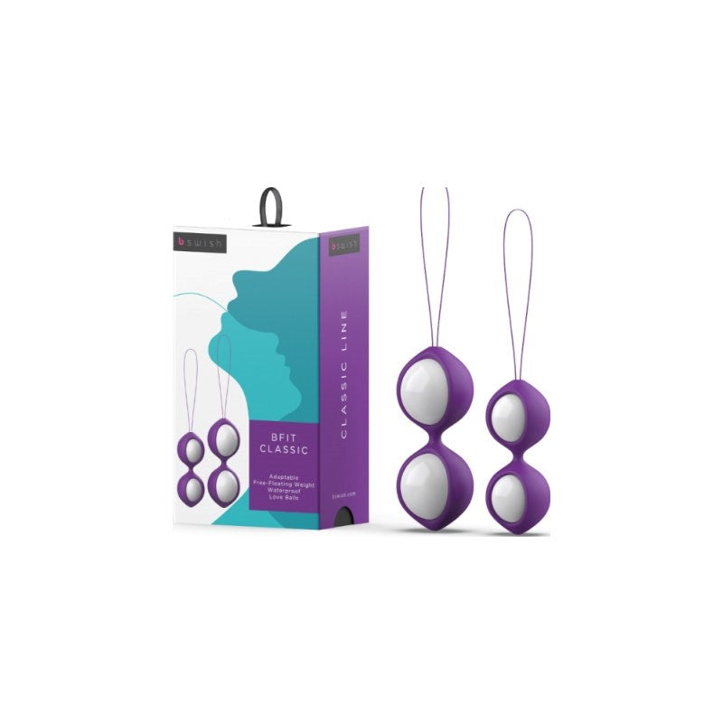 B Swish Bfit Classic Purple Love Balls - - Love Eggs and Kegel Exercisers