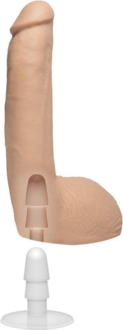 Doc Johnson Signature Cocks Xander Corvus Cock With Vac U Lock Suction Cup Vanilla 9 Inch - Realistic Dildos