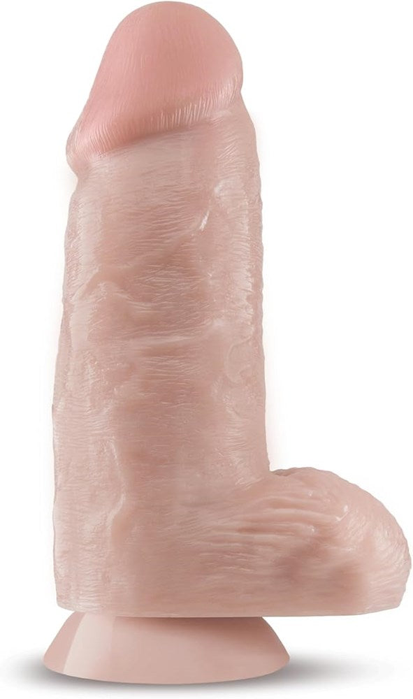 Dr Skin Dr Chubbs LIfelike Texture Realistic Cock Vanilla - - Realistic Dildos