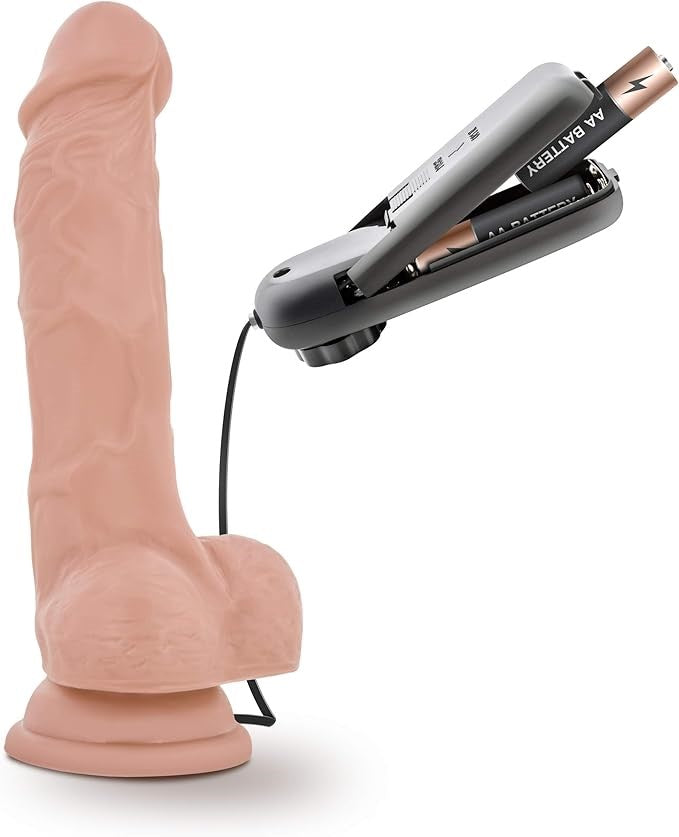 Dr Skin Dr Tim Vibrating Cock with Suction Cup Vanilla 7.5 Inch - - Vibrating Dildos