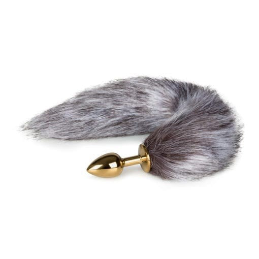 Fetish Collection Fox Tail No 5 Gold Anal Plug - - Butt Plugs