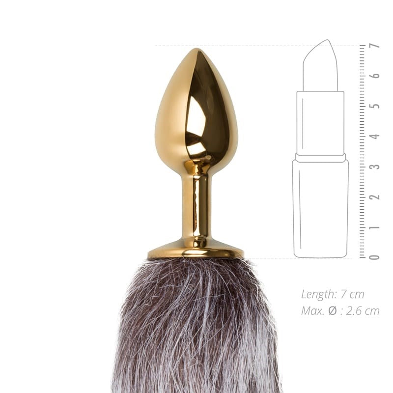 Fetish Collection Fox Tail No 5 Gold Anal Plug - - Butt Plugs