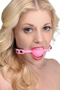 Frisky Glow Gag Glow in the Dark Silicone BDSM Ball Gag - - Bondage Gags and Bits