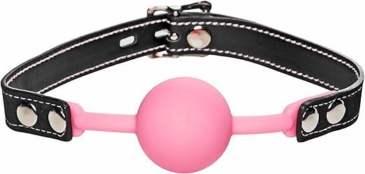 Frisky Glow Gag Glow in the Dark Silicone BDSM Ball Gag - - Bondage Gags and Bits