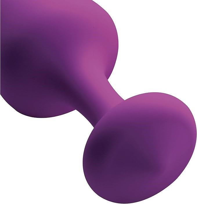 Frisky Purple Pleasures Silicone Anal Plugs 3 Piece - - Butt Plugs