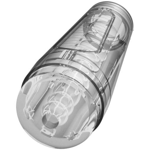Main Squeeze Optix Crystal Male Masturbator Clear - Masturbators and Strokers