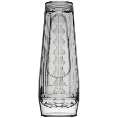Main Squeeze Optix Crystal Male Masturbator Clear - Masturbators and Strokers