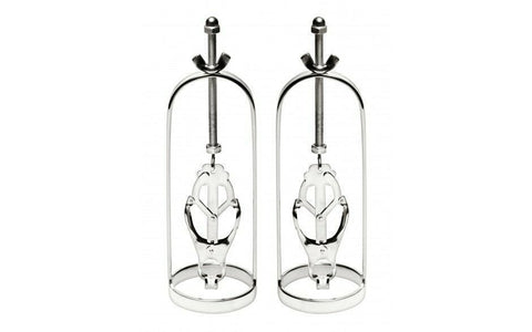 Master Series Stainless Steel Clover Clamp Nipple Stretcher - Nipple and Clit Clamps