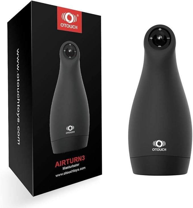 OTouch Airturn 3 Suction Mens Masturbator - - Masturbators and Strokers