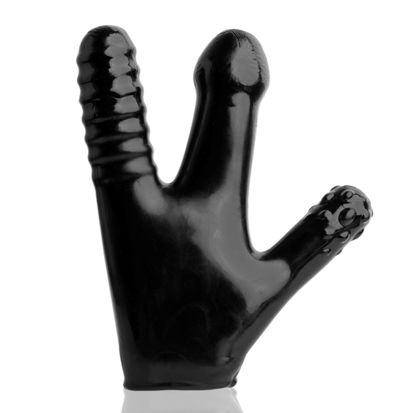 Oxballs Claw Glove Squishy Soft Dildo Black - - Realistic Dildos