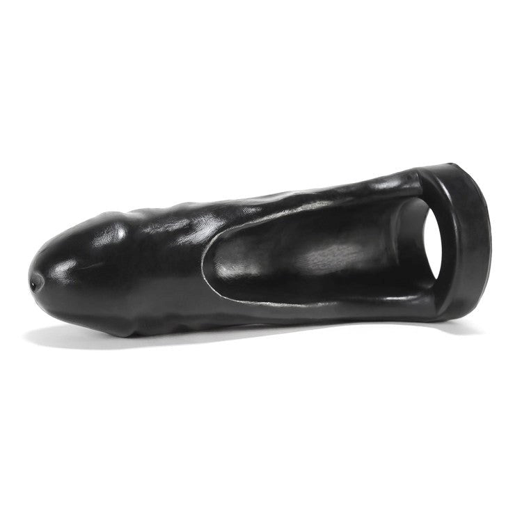 Oxballs Thug Double Fucker Penis Extender Black - - Penis Sleeves and Extenders