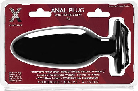 Perfect Fit Xplay Finger Grip Butt Plug 4L - Butt Plugs