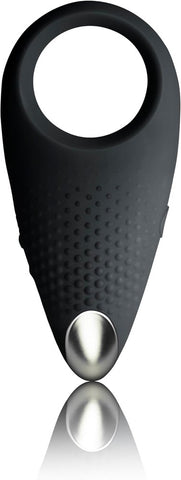 Rocks Off Empower Vibrating Cock Ring Black - Vibrating Cock Rings