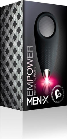 Rocks Off Empower Vibrating Cock Ring Black - Vibrating Cock Rings