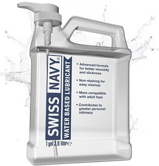 Swiss Navy Water Based Adult Lubricant 3.8L - Water Based Lubes