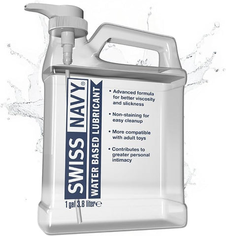 Swiss Navy Water Based Adult Lubricant 3.8L - Water Based Lubes
