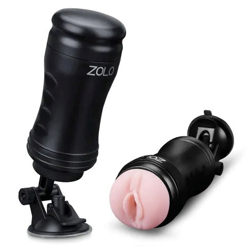 Zolo Handsfree Male Masturbator Flesh - - Masturbators and Strokers