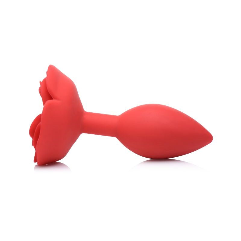 Master Series Booty Bloom Silicone Rose Anal Plug Red - - Butt Plugs