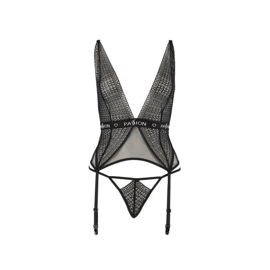 Passion Lingerie Mirajane Sexy Womens Corset - Bustiers and Corsets