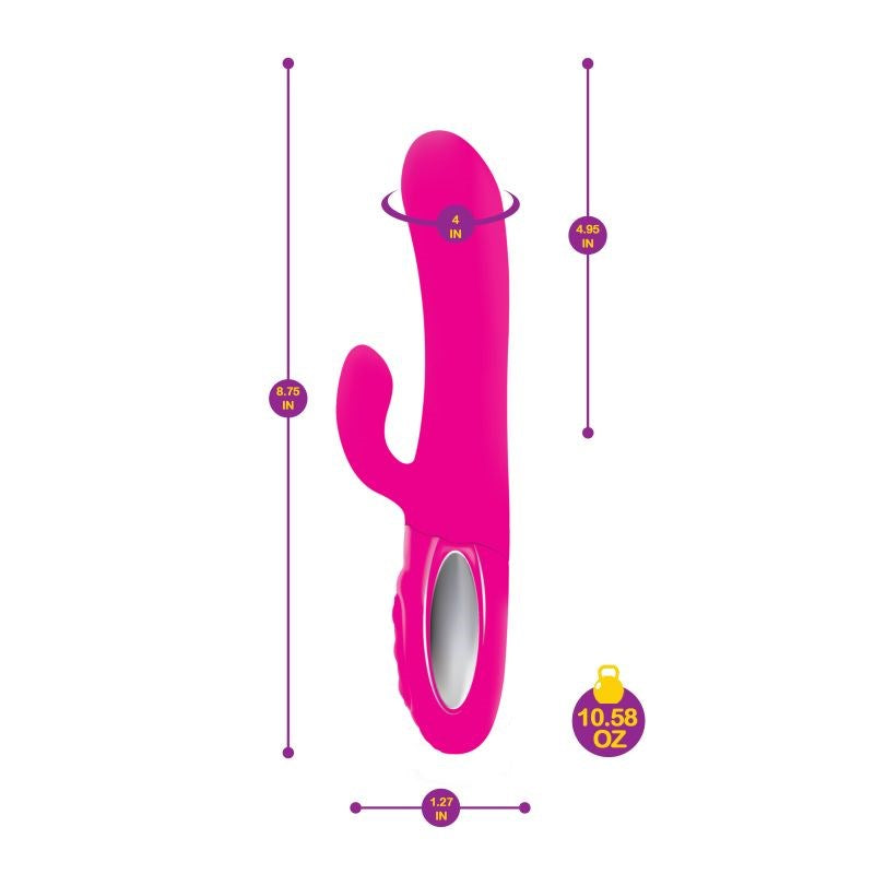 Viben Hypnotic Thrusting Rabbit Vibrator With Swinging Clit Stimulator - - Rabbit Vibrators