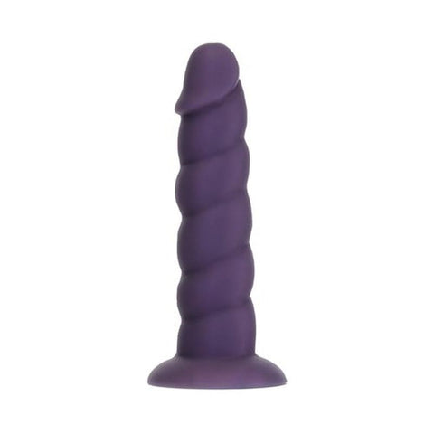Addiction Unicorn Realistic Dildo 7 inch Purple - Realistic Dildos