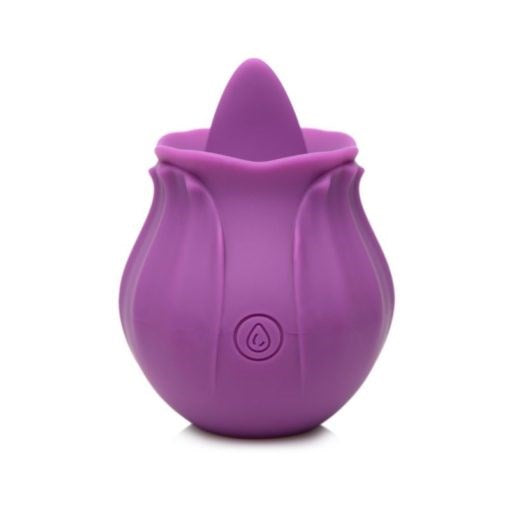 Bloomgasm Wild Violet 10X Licking Clitoral Vibrator - Clit Ticklers and Pulsators
