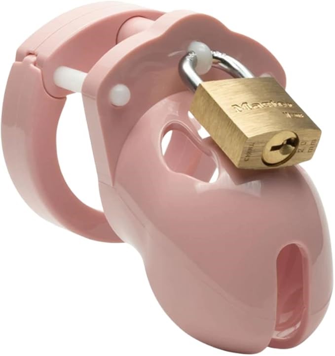 CB X Mr Stubb Mens Cock Cage Pink - - Male Chastity