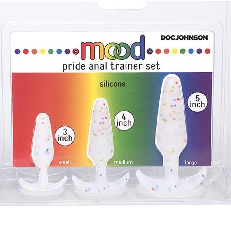 Doc Johnson Pride Anal Trainer Set - - Butt Plugs