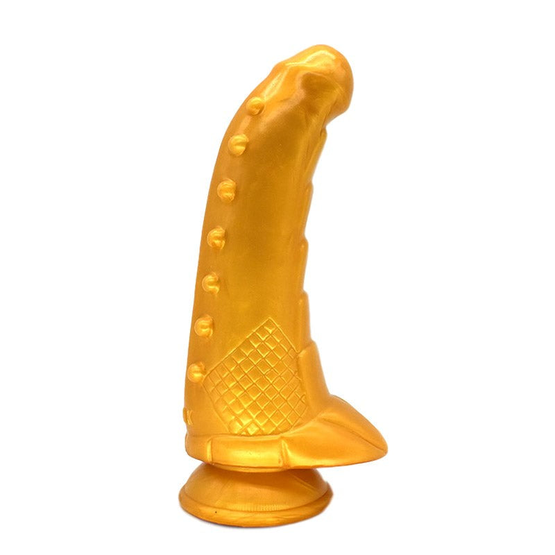 Faak Hunchback Penis Shape Dildo Gold - - Realistic Dildos