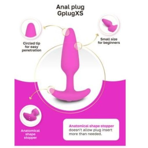 Gvibe Gplug Sunny Raspberry Butt Plug XS - - Butt Plugs