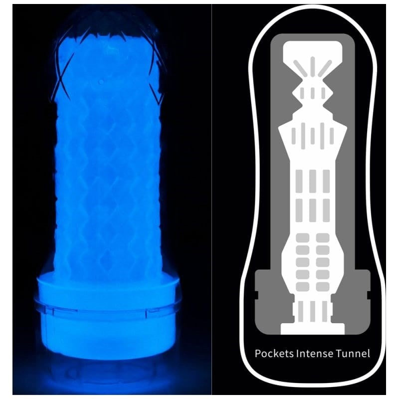 Lovetoy Lumino Play Mens Pocket Masturbator - - Masturbators and Strokers