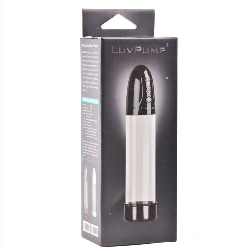 LuvPump Premium Rechargeable Suction Penis Pump With Sleeve & Donut - - Penis Pumps And Stretchers