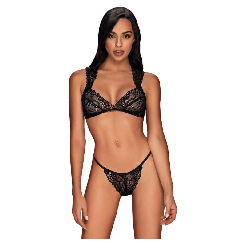 Obsessive Elisetta Bra & Panty Set 2 Piece - - Bras and Bra Sets