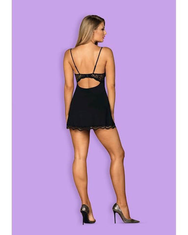 Obsessive Luvae Babydoll Lingerie Black - BabyDolls And Chemises