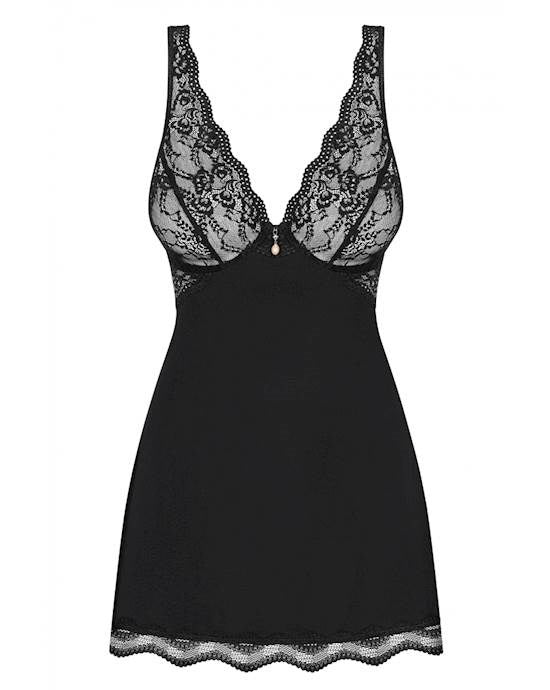 Obsessive Luvae Babydoll Lingerie Black - - Babydolls and Chemises