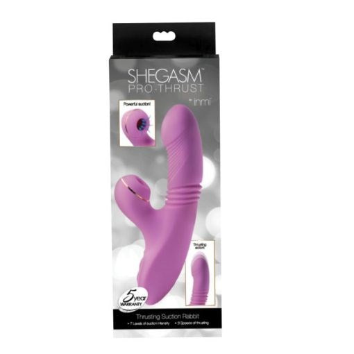 Shegasm Pro Thrust Rabbit Vibrator Mauve - - Rabbit Vibrators