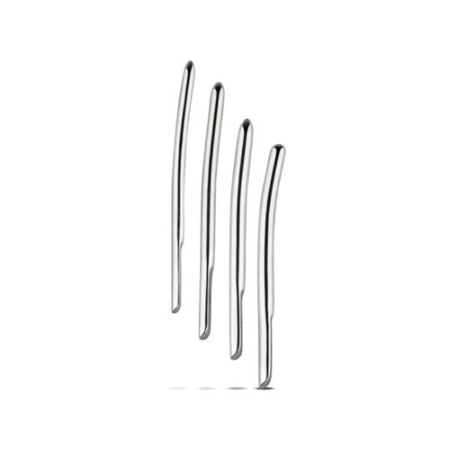 Sinner Gear Single Ended Dilator Set Advanced 4 Piece - - Urethral Sounds