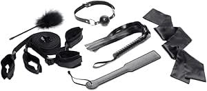 Strict Bed Restraint Bondage Kit Black - Bondage Kits