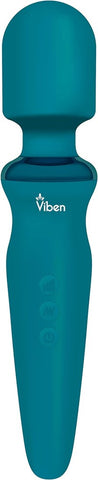 Viben Fierce Rechargeable Vibrating Wand Massager Ocean - Body Wands