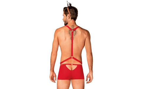 Obsessive Mr. Reindy 3 Piece Mens Costume Set - Fancy Dress Ups