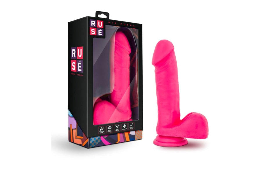 Ruse Big Poppa Realistic Silicone Dildo - - Realistic Dildos