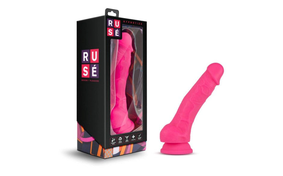 Ruse Hypnotize Suction Cup Realistic Dildo - - Realistic Dildos