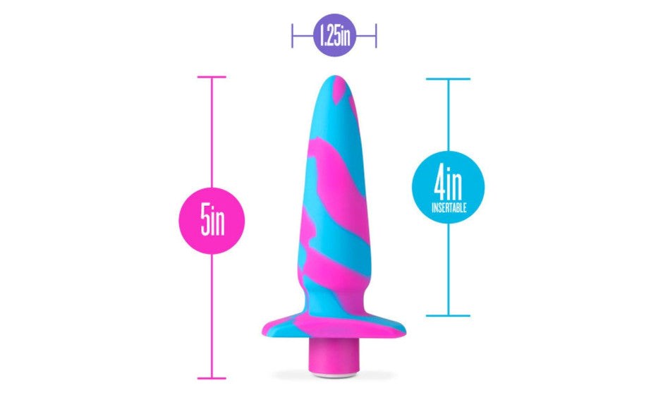 Avant Vibrotize Silicone Mini Anal Vibrator Fuchsia - - Anal Vibrators