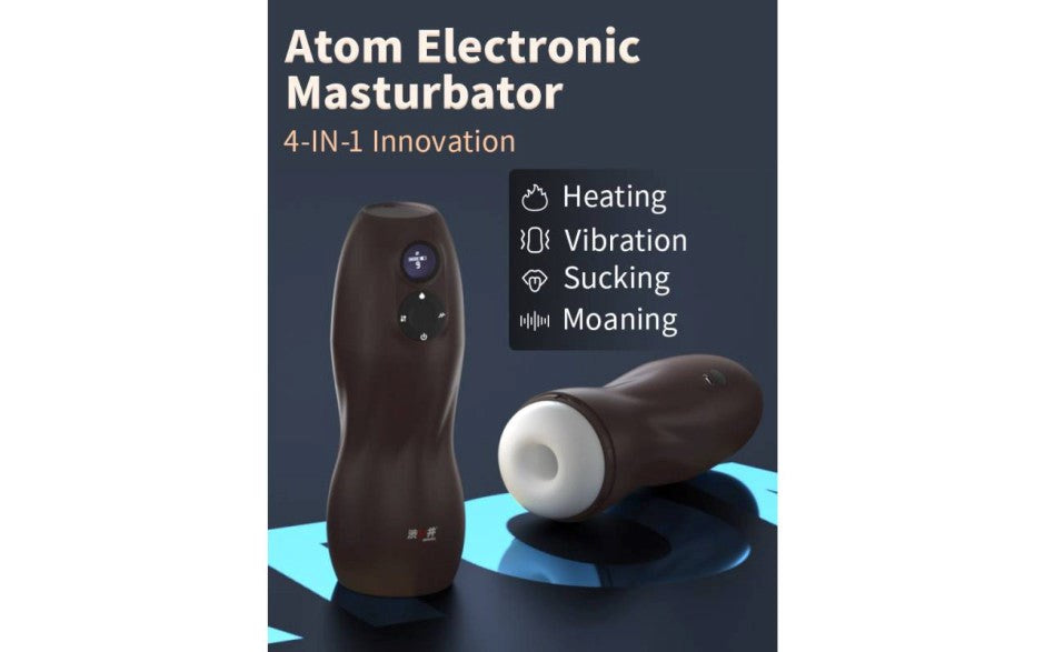 Drywell Atom Electronic Mens Masturbator - - Masturbators and Strokers