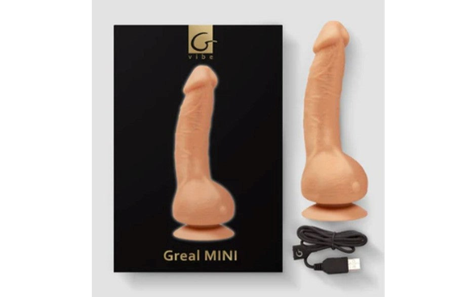 Greal MINI Flesh Realistic Dildo With Suction Cup - - Realistic Dildos