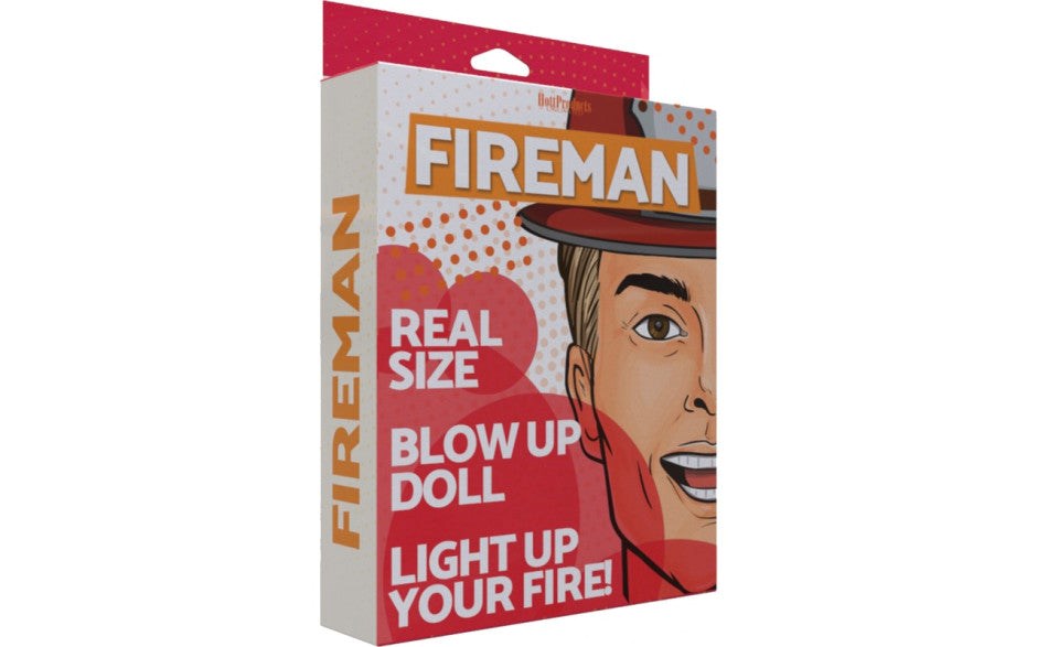 Hott Products Fireman Inflatable Blowup Love Doll - - Love Dolls