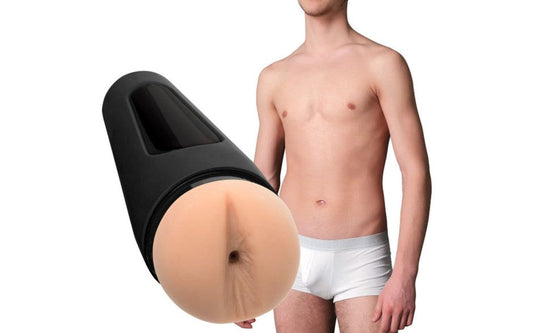 Man Squeeze Twink UltraSkyn Mens Stroker Ass Vanilla - Masturbators and Strokers