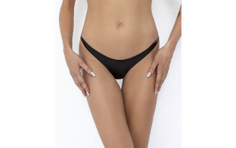 Noir Handmade Snake Wetlook Sexy Thong - Her Fetish
