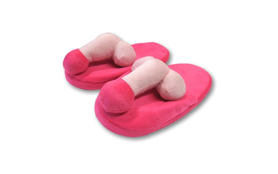 Novelty Penis Shape Pecker Slippers - - Party Gifts and Novelties